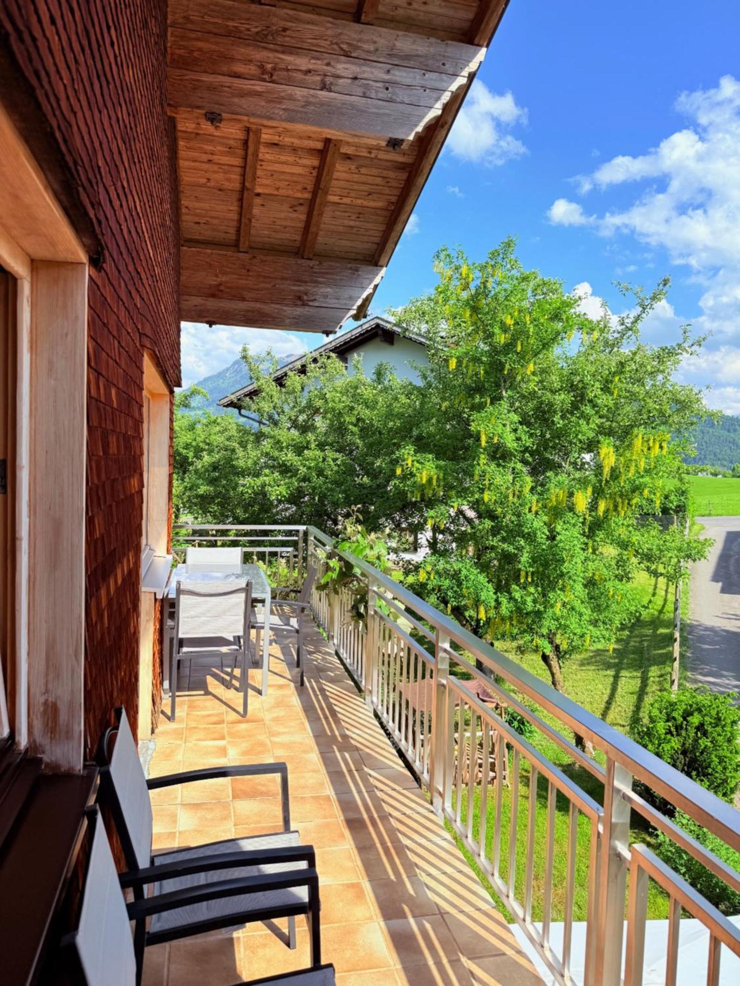 Wiesen Appartment Schwarzenberg im Bregenzerwald Exterior foto